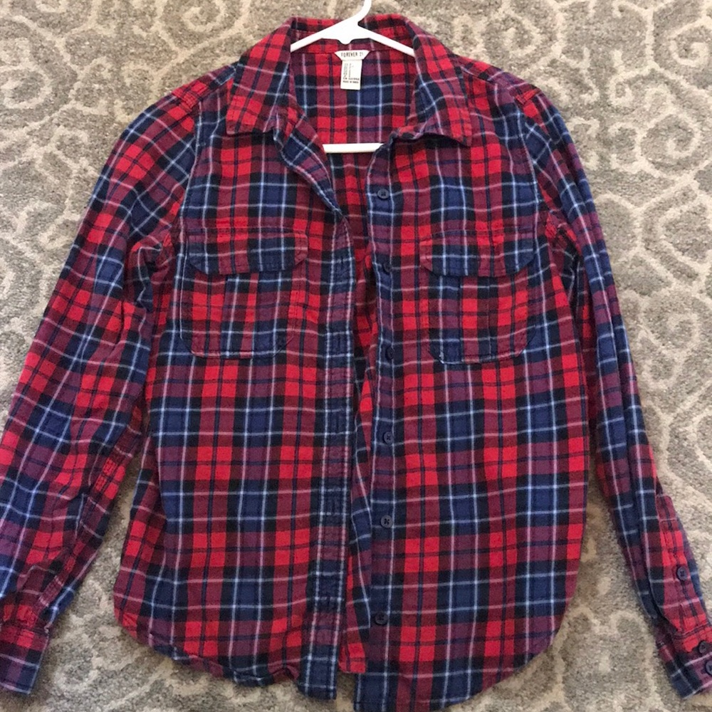 Forever 21 red flannel
